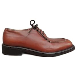 Scarpe stringate Gucci derby in pelle marrone