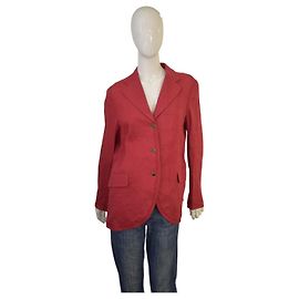 Autre Marque Blazer Misomber Nuan rojo ligero de verano con botones