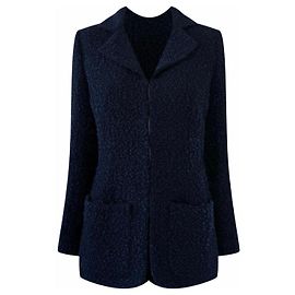 Chanel Chaqueta Tweed Midnight Sky Collection Airlines 38 FR