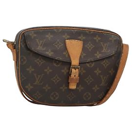 LOUIS VUITTON Monogram Jeune Fille MM Borsa a Spalla M51226 LV Auth MX428