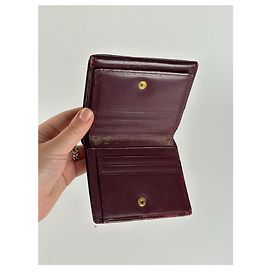 Cartera vintage de cuero patentado Givenchy morado