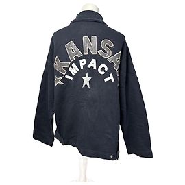 Autre Marque Chaqueta vintage Kansai Yamamoto de algodón azul marino L