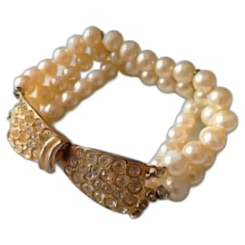 Bracciale vintage perle con chiusura gioiello - Autre Marque