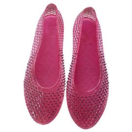 Ancient Greek Sandals Ballerine Rosa Cristalli Swarovski