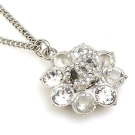 Collana in metallo argento Chanel