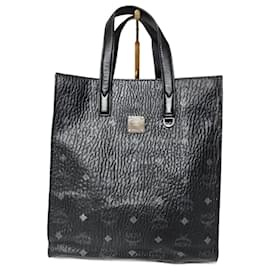 Sac fourre-tout MCM Visetos Klassic Noir/Gris