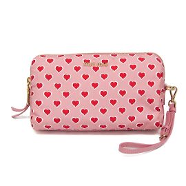 Pochete de nylon Miu Miu Heart 5NE457 para mulheres