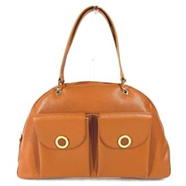 Bulgari Borsa Boston Mini in pelle marrone Bvlgari