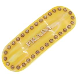 Fermaglio per capelli giallo Prada