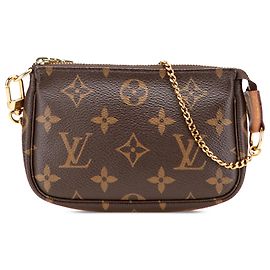 Mini Pochette Acessórios Monograma Marrom Louis Vuitton