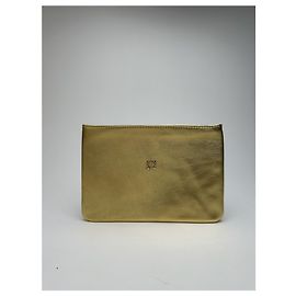 Clutch in pelle Loewe Madrid vintage dorata