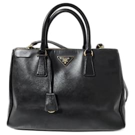 PRADA Saffiano Medium Galleria Double Zip Tote Nero - Prada