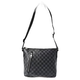 LOUIS VUITTON Borsa a Spalla Mick PM Damier Graphite Nero/Grigio