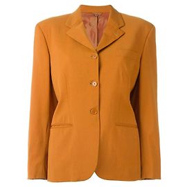 Oranger Wollblazer von Romeo Gigli