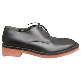 Scarpe stringate Robert Clergerie in pelle nere uomo