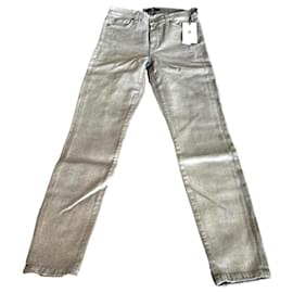 Jeans 7 For All Mankind Plateados de Algodón