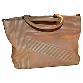 Borsa Max Mara in pelle marrone