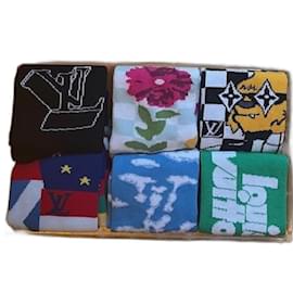 RARE ensemble de chaussettes Louis Vuitton LV archives Virgil Abloh