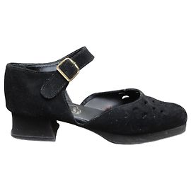 Autre Marque Sandali in suede traforato nero 37