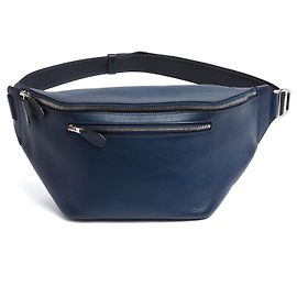 Borsa a Cintura Hermès 2017-2020 Cityslide GM in Pelle Blu Swift sulla Cintura Hermes