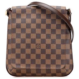 Louis Vuitton Musette Salsa em Damier Ébène marrom com alça longa