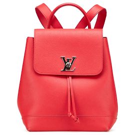 Zaino Lockme in taurillon rosso Louis Vuitton