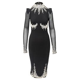 Autre Marque Kristallverziertes Kleid von Frankie Morello