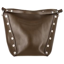 Mulberry Camden Nieten Tasche aus olivgrünem Leder