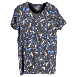 Acne Studios Terrazzo Print T-shirt in Multicolor Cotton