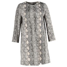 Abrigo Panetto Max Mara Studio en viscosa con estampado animal