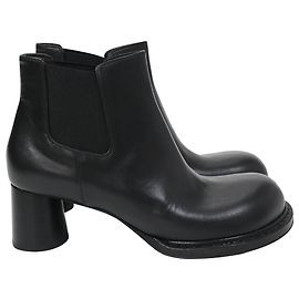 Botas Chelsea Cliff en cuero negro de Bottega Veneta