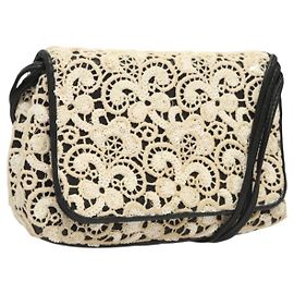 Borsa a Spalla CHANEL in Pelle di Agnello Bianca CC Auth 125205