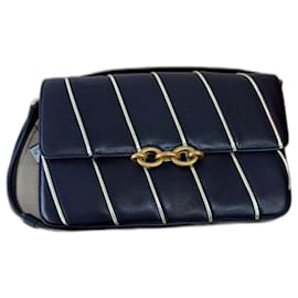 Borsa a tracolla Saint Laurent in pelle blu