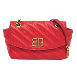 Borsa a spalla in pelle da donna Balenciaga BB Logo 501681