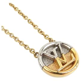 Collana in metallo Louis Vuitton in oro e argento