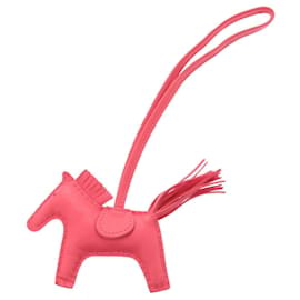 Hermes Rodeo PM Anjou Milo Rose Azalee Y Stamp Bag Charm - Hermès
