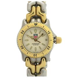 TAG Heuer Cell Series S95.708 SS Quarz Uhr Elfenbein