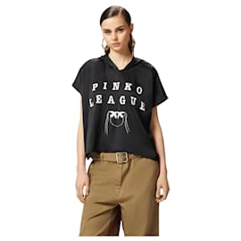 pinko logo-print T-shirt - Pinko