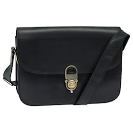Céline Borsa a spalla CELINE in pelle blu navy e oro Auth bs25995