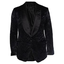 Schwarze Shelton-Jacquard-Smokingjacke von Tom Ford