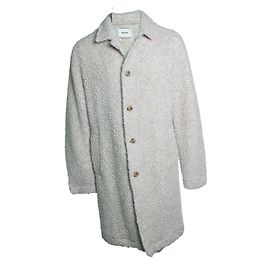 Autre Marque Kestin, Edinburgh overcoat in oatmeal wool fleece