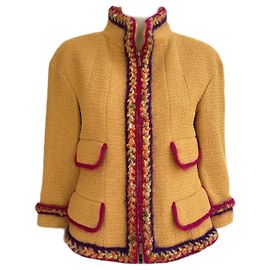 Chanel Giacca in tweed audace e giocosa da supermercato 36 FR