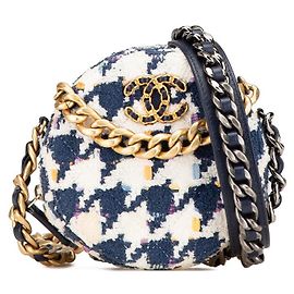 Borsa 2 in 1 Chanel19 in pelle tweed AP0945