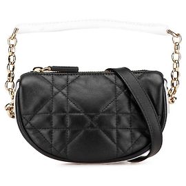 Christian Dior Borsa 2 in 1 Dior Vibe Cannage in pelle