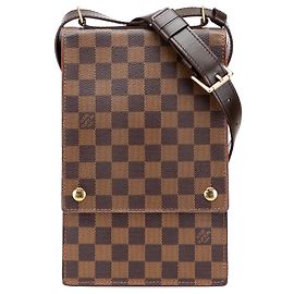 Louis Vuitton Marrone Damier Ebene Portobello