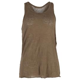 Haider Ackermann Tanktop aus brauner Baumwolle