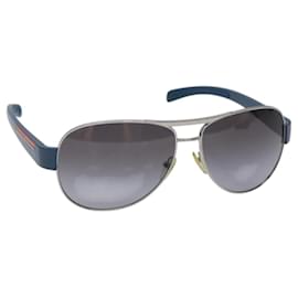 Gafas de sol deportivas PRADA de plástico azul Auth bs26017