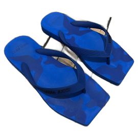 Nina Ricci Flip Flop Sandalen Blau