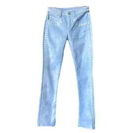 CC Laurel bestickte Jeans Paris / Saint-Tropez - Chanel