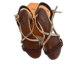 Louis Vuitton Sandalen aus Leder Braun